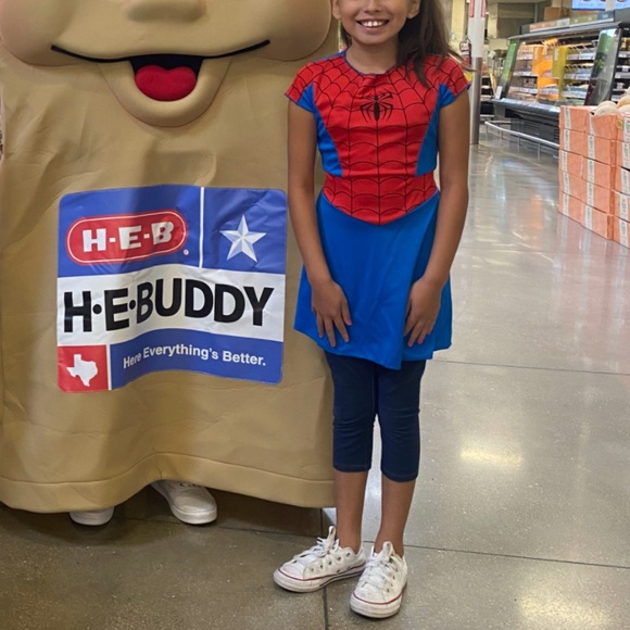 Spider Girl Halloween Costume/ Dress up/ Cosplay SIZE 6X/7 - Picture 10 of 10